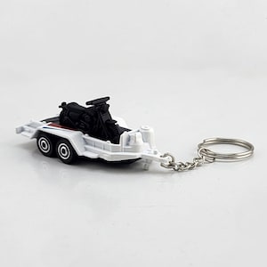 Trailer Matchbox Keychain