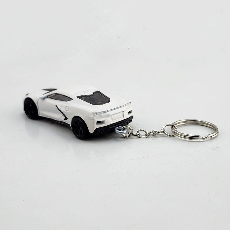 Car Keychain C8 Corvette - Etsy