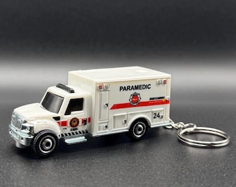 Paramedic Ambulance Car Keychain