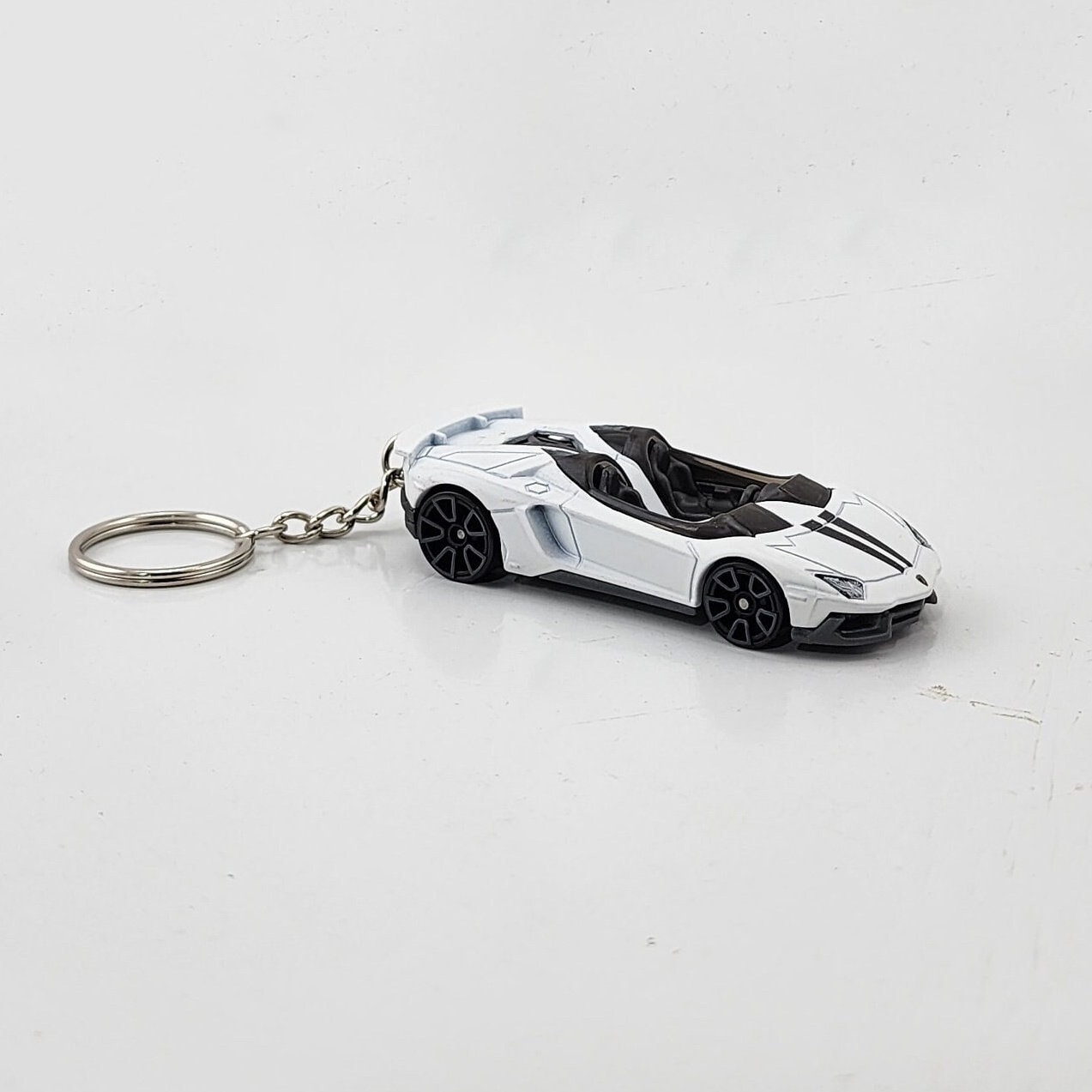 Custom 14k Gold Lamborghini Key Ring - Grimal Jewelry