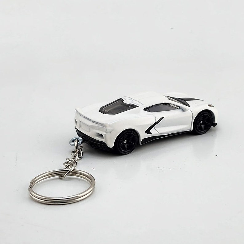 Car Keychain C8 Corvette - Etsy