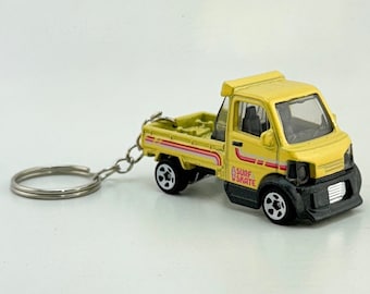 Handcrafted Kei Truck Keychain: JDM Hotwheels Car Keychain