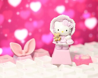 Hello Kitty Key Cap Etsy Hello Kitty Key Cap Etsy
