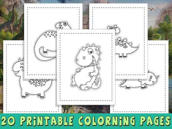 Dinosaur Coloring Pages 20 Printable Dinosaur Coloring Pages
