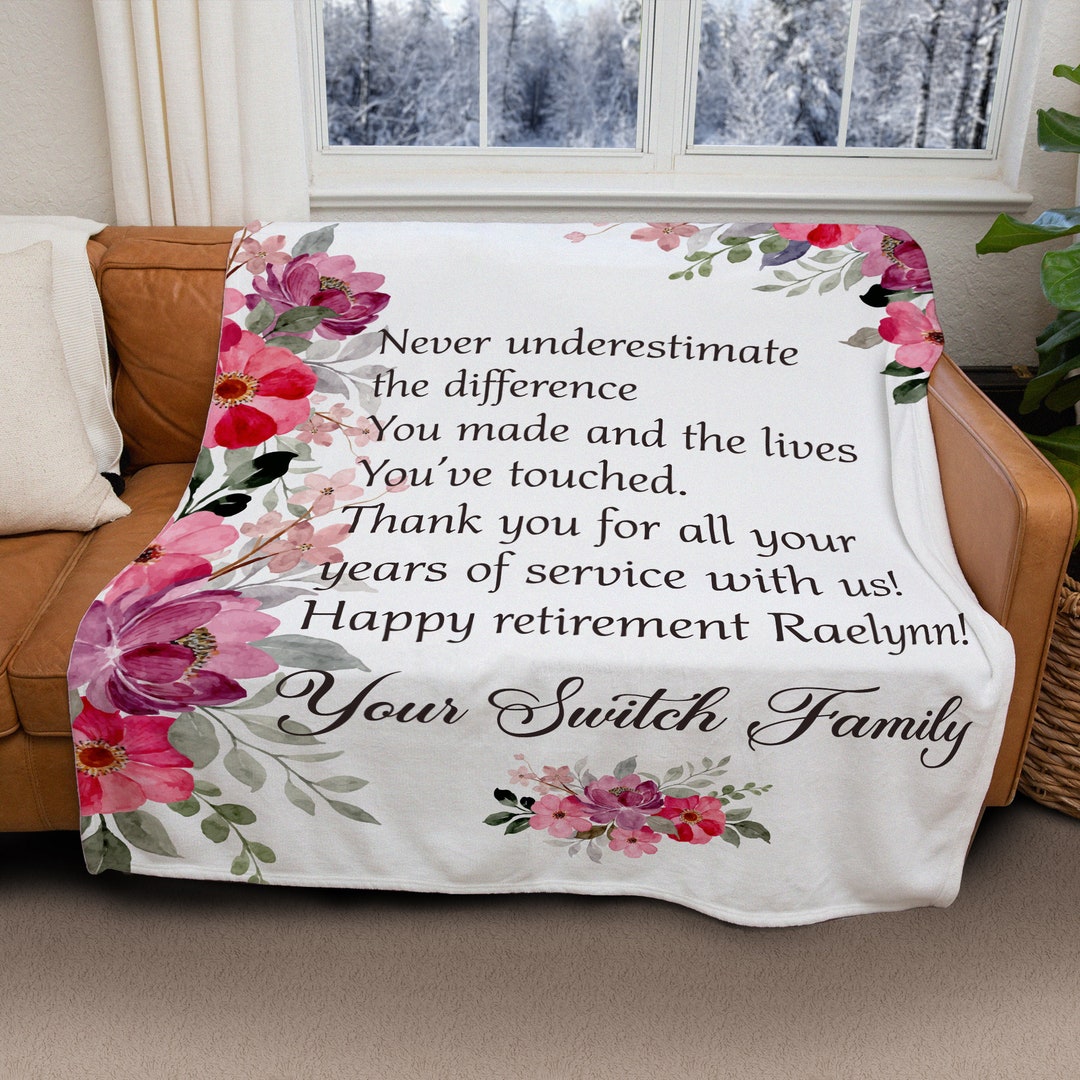 Personalized Grandma Blanket, Mothers Blanket, Grandma Blanket
