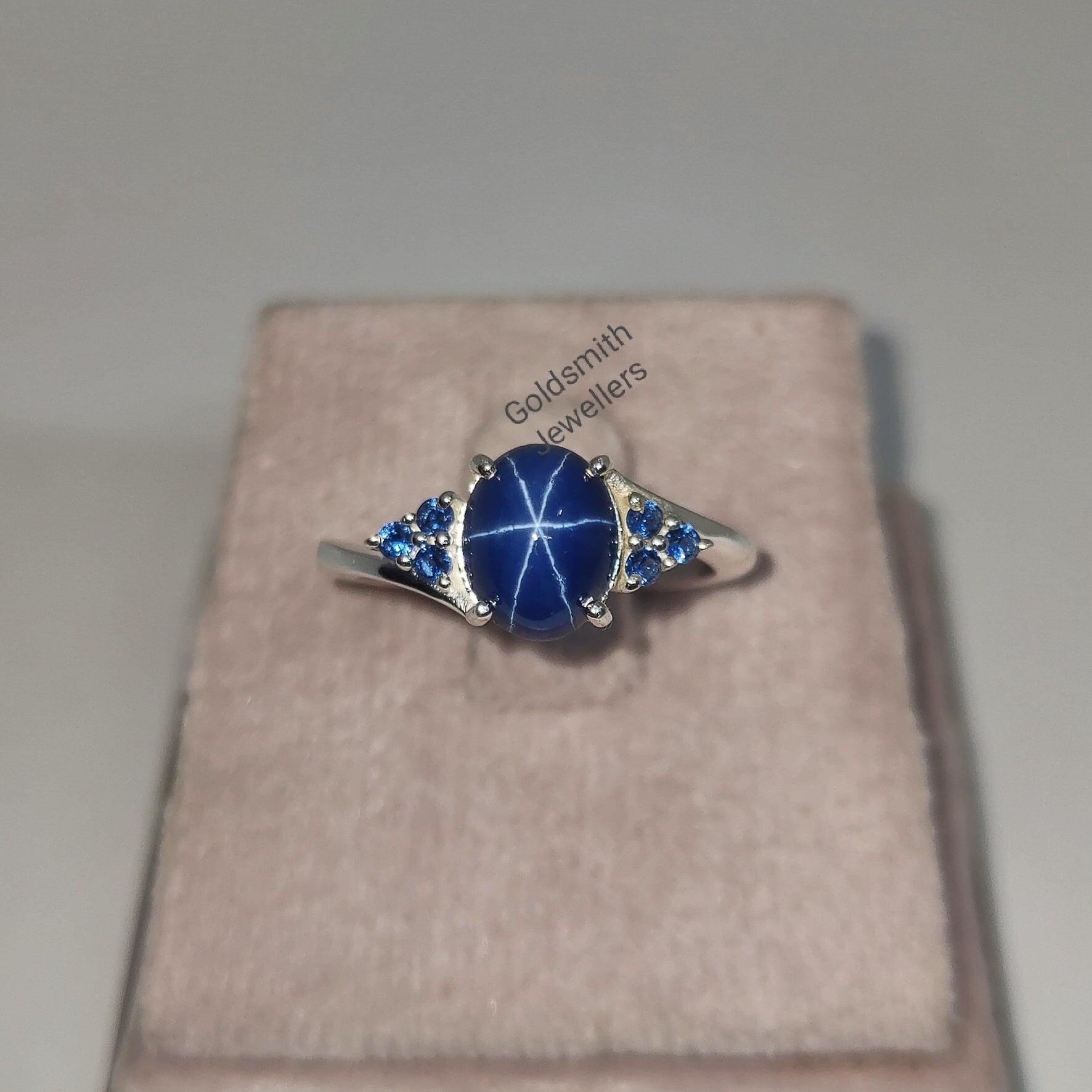 ヴィンテージ スター サファイア 天然ダイヤモンド 925 シルバー リング 18～20号！】スター好き必見！ スリランカ産 ホワイトスターサファイア