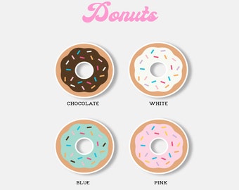 Laptop Stickers Stickers Vinyl Stickers Donut Best Friend Gifts