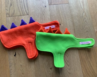 Dinosaur Fleece Dog Coat