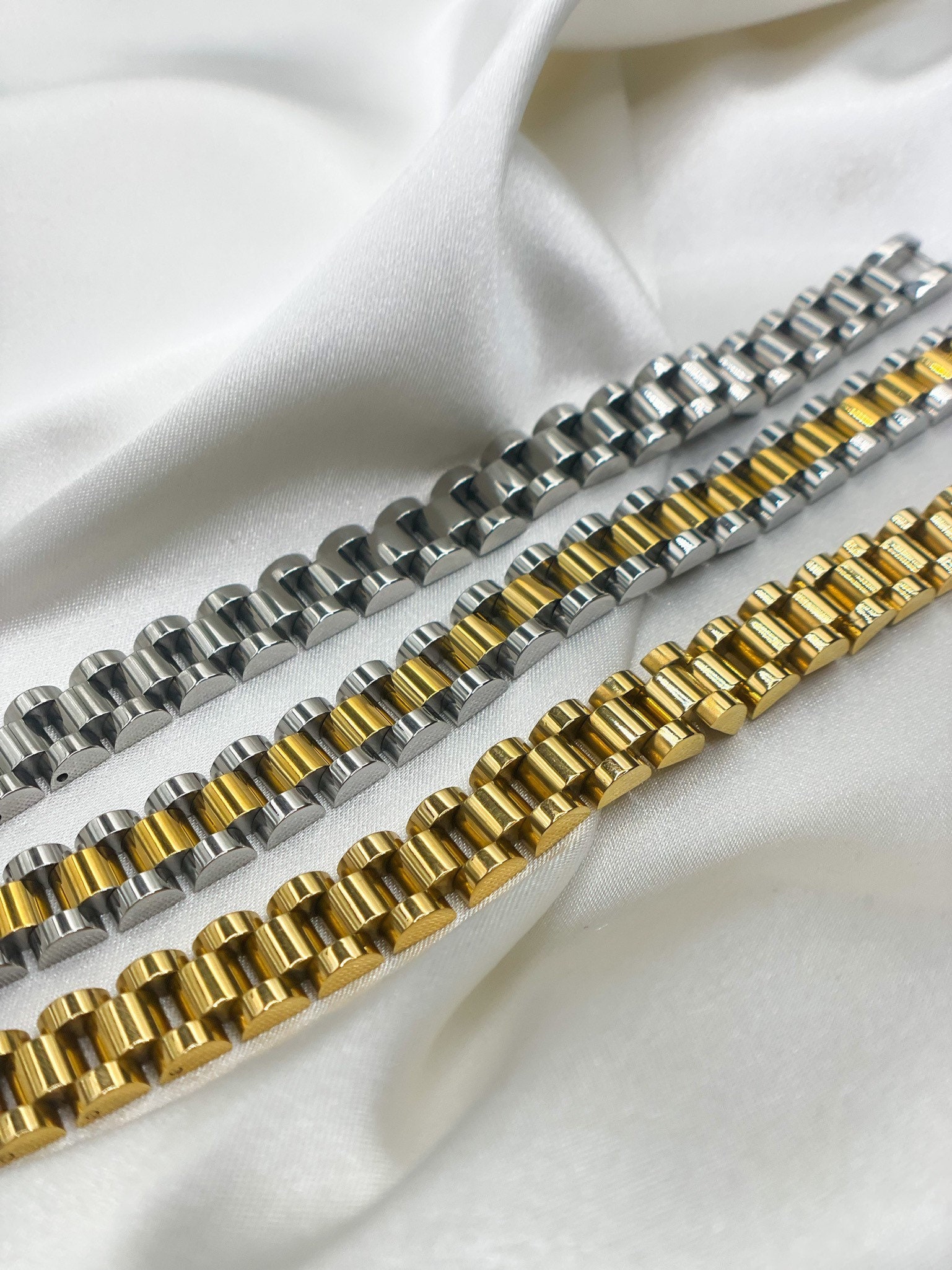 【ロレックスチェーン】10Kネックレス&ブレスレットset Rolex chain - Etsy 日本