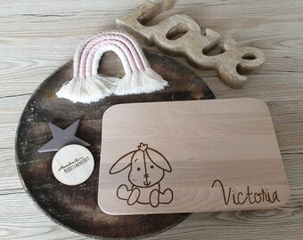 Breakfast Board/VesperBoard/Cutting Board Laser Engraving Donkey