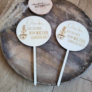 Cadeau d'adieu, bouchon de fleur, pot de fleur, merci de m'avoir aidé à grandir, école maternelle, institutrice, institutrice de maternelle, garderie, crèche