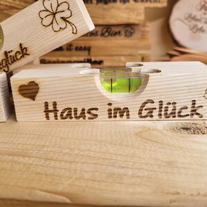 Waterpas, huis in geluk, bruiloft, cadeau, geluksschaal, intrek, topping-ceremonie