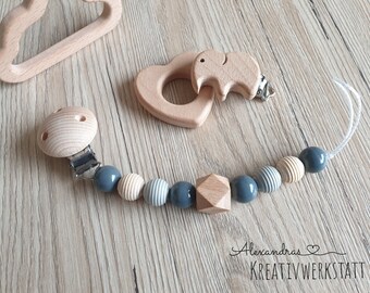 Pacifier Chain Nature "Hexagon"