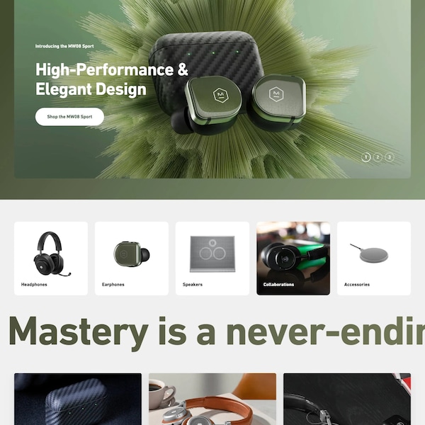 Impact Theme  Sound  Ecommerce Website Template