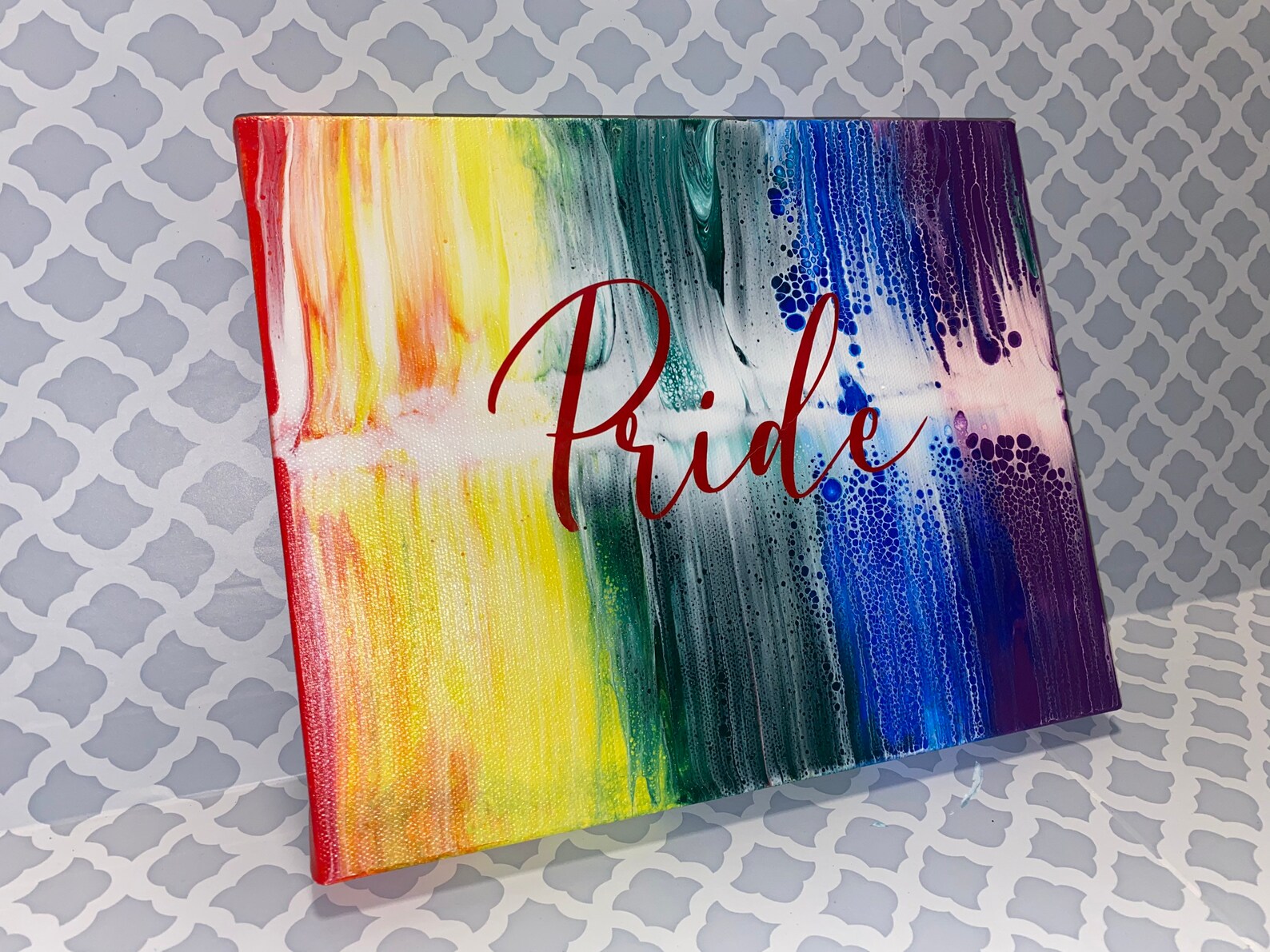 Happy Pride Month Acrylic Painting Etsy