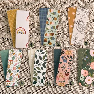 Boho Florals Bookmarks. Double-sided & Laminated. image 2