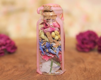 Spell jar *LOVE* attract love, harmony, friendship, your soul mate, self love [Wicca,Magick,Magic Jar,Rose Quartz]