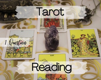 Tarot Reading 1 question / love, job, success, moving, friends,... / prophecy / recommendation