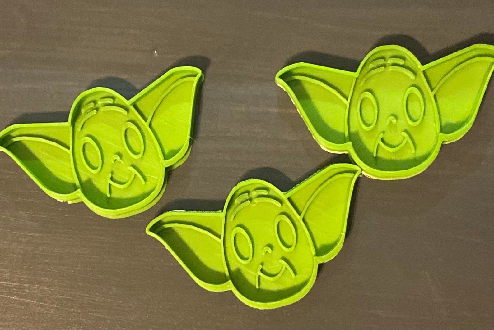 Set of 3 Baby Yoda Cookie Cutters Etsy