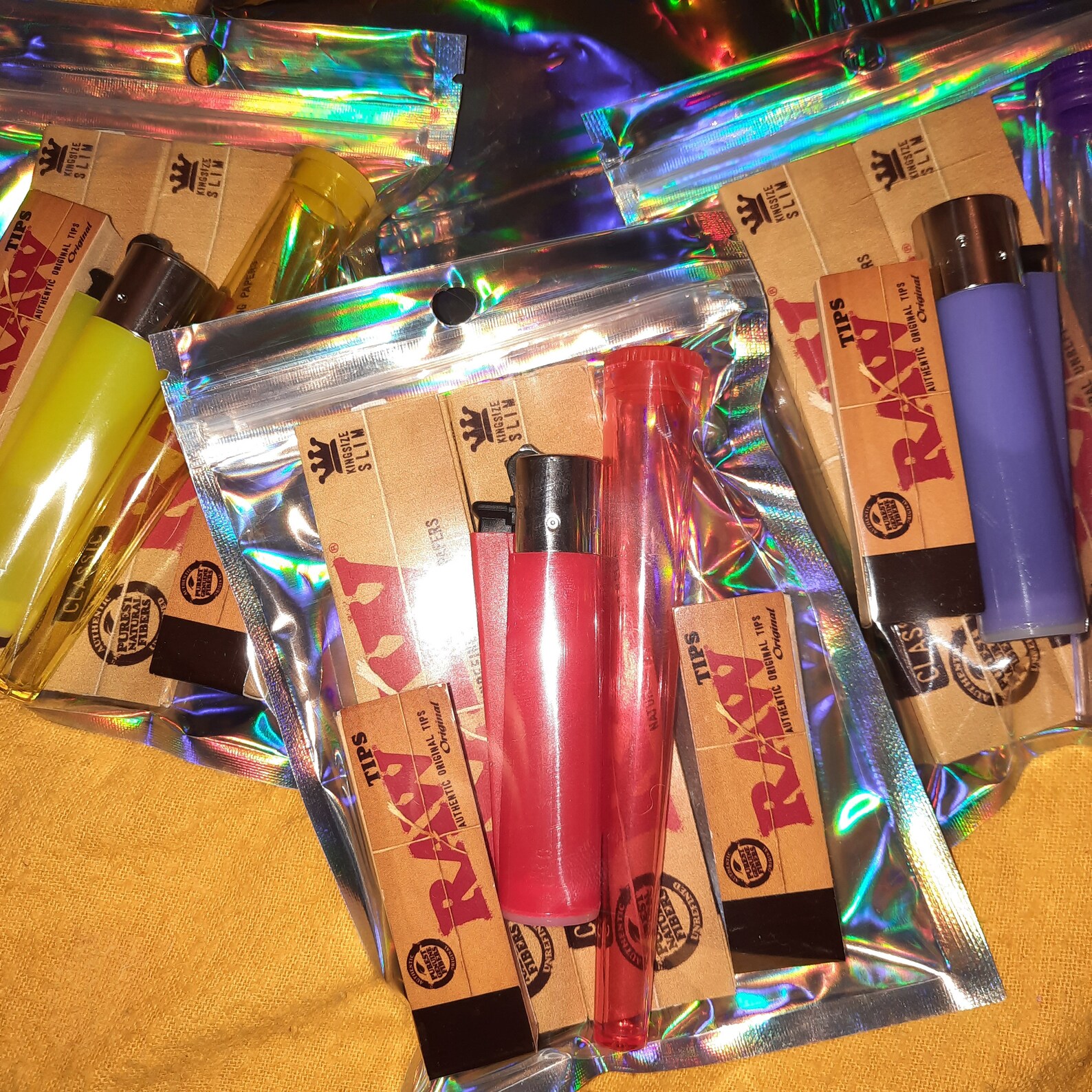 Raw smoke kit with lighter and doob tube Etsy