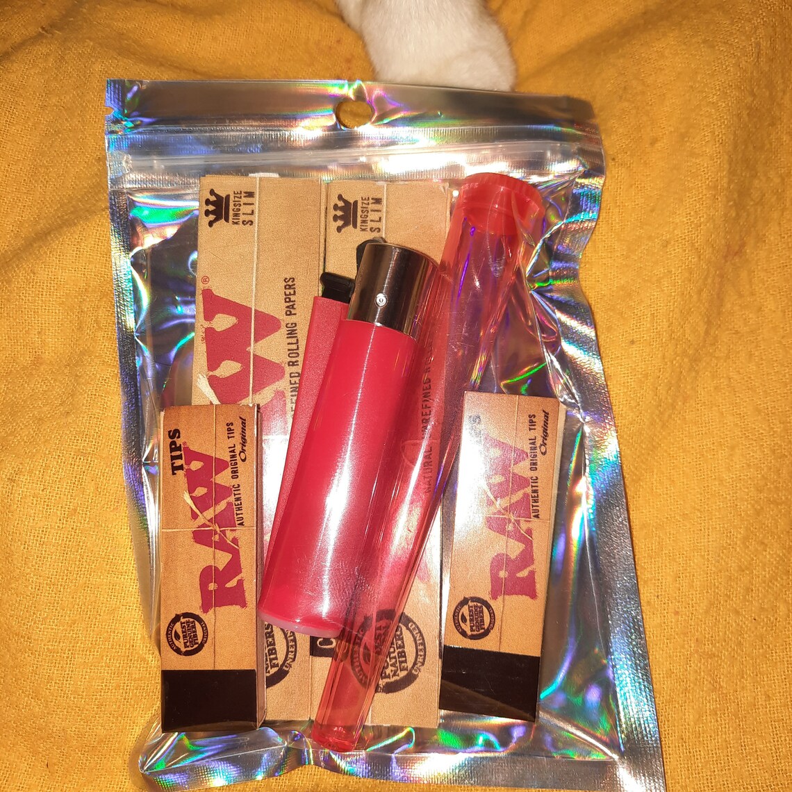Raw smoke kit with lighter and doob tube Etsy