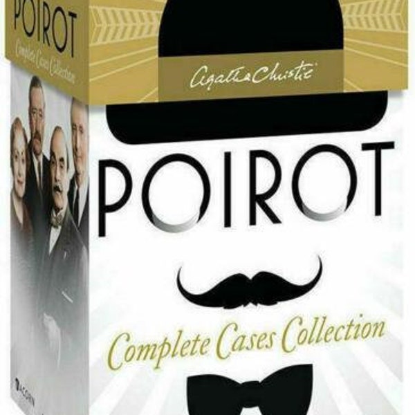 agatha christie's poirot complete series collection 33 disc delux box set (usa sales only)