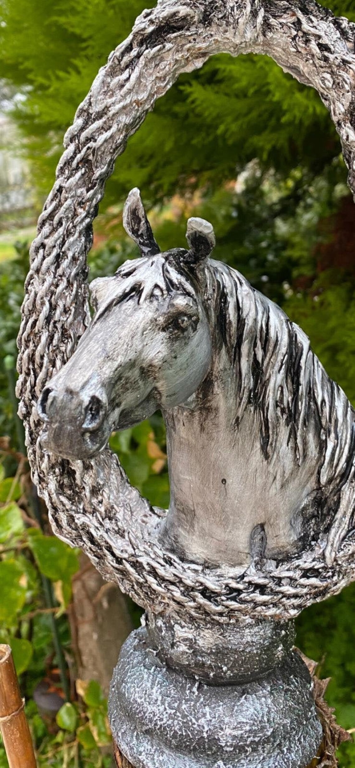 Handmade candle holder horse figured object Etsy