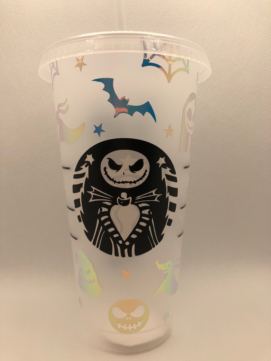 Starbucks Cup with Jack Skellington Nightmare Before Christmas Etsy