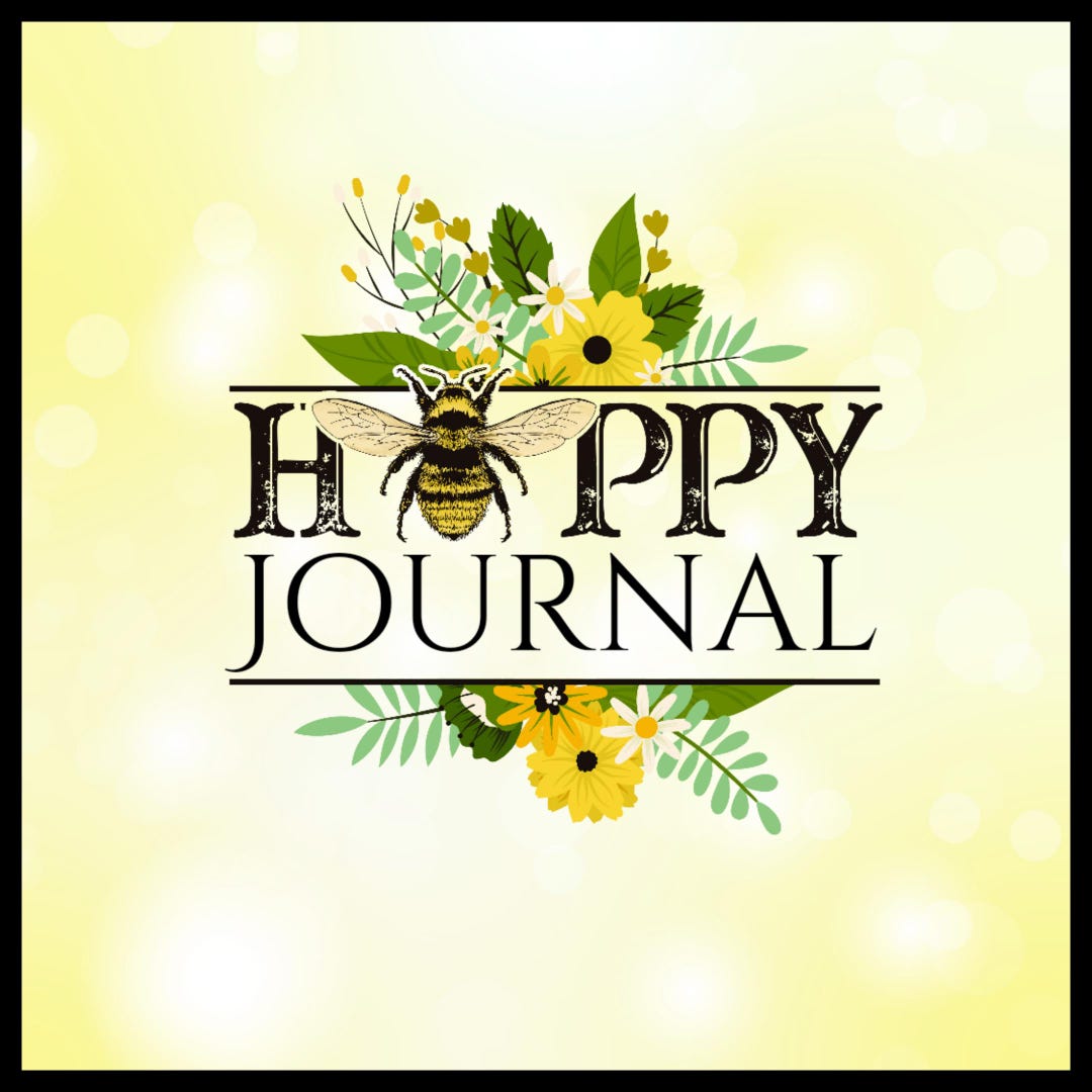 Printable Bee Themed Journal, 12 Weeks Bee Themed Un Dated Journal ...