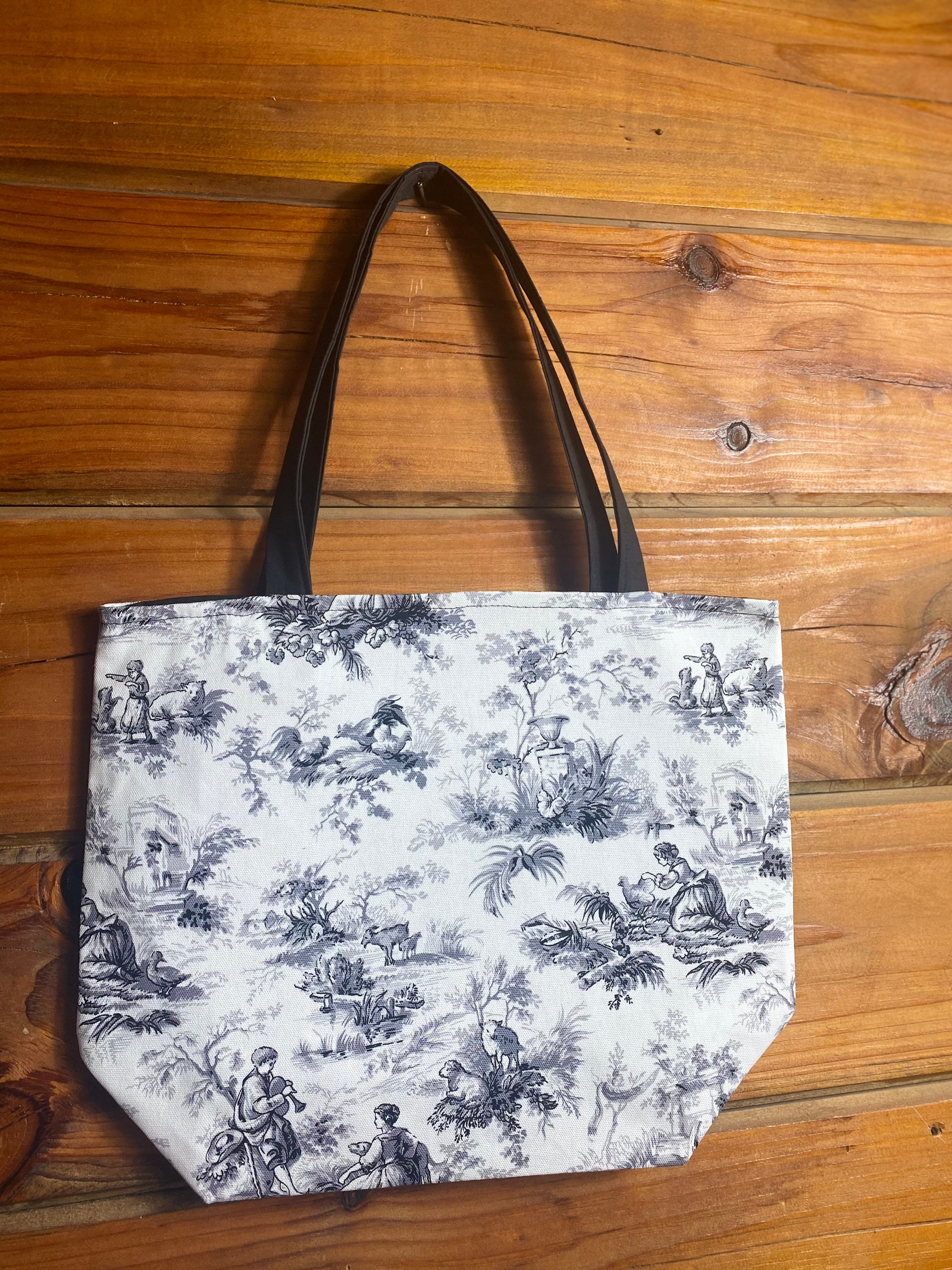 Handmade Fabric Tote Bag for Women Full Lining Shoulder Etsy