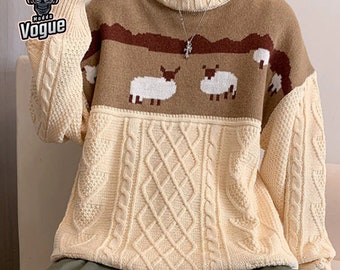 fluffy sheep sweater