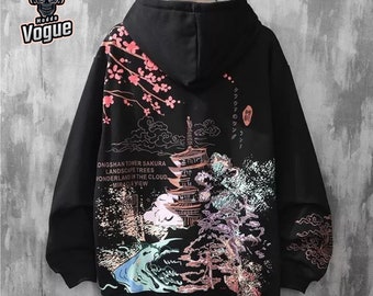 aesthetic japanese hoodies