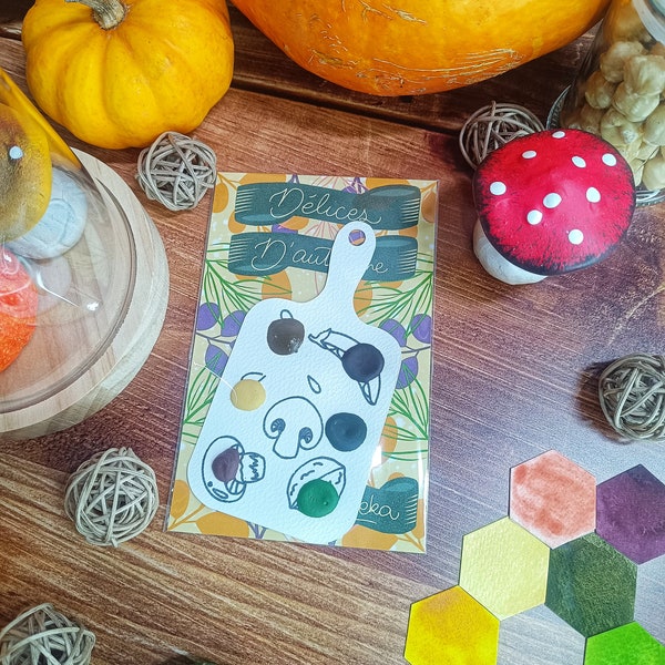 Dot card de la collection délices d'automne