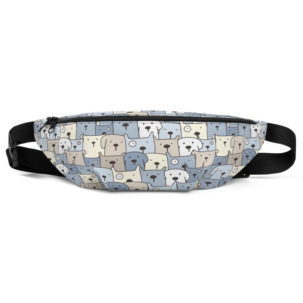 Cute Dog Fanny Pack Puppies Bum Bag Dog Mom Waist Bag Dog Lover Gift