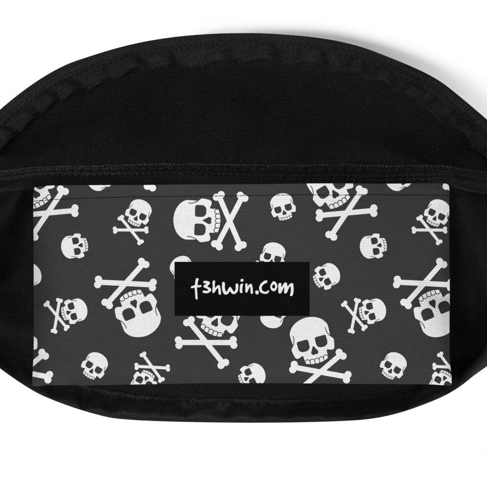Skull Fanny Pack Skulls and Bones Waist Bag Rock Festival Bum Bag Etsy Canada