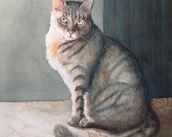 Expressive Pet Portraits in Watercolor