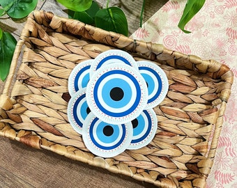 Pegatina de mal de ojo - Calcomanía impermeable para portátil