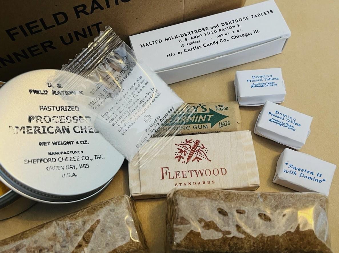 WWII US Army Early War K Ration Reproduction With Edible Contents - Etsy