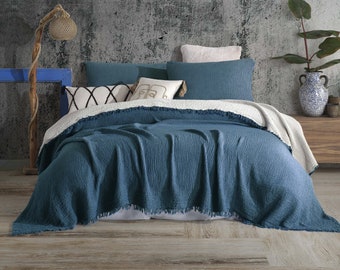 Coral UniDes Muslin Cotton Blanket for Adult and Kids,Full/Queen Size ,100% Cotton,4-Layer Soft and Lightweight Blanket for Bed,Couch &Sofa,Muslin Coverlet for All Season 78 x 90 Coral UniDes Muslin Cotton Blanket for Adult and Kids,Full/Queen Size ,100% Cotton,4-Layer Soft and Lightweight Blanket for Bed,Couch &Sofa,Muslin Coverlet for All Season 78 x 90