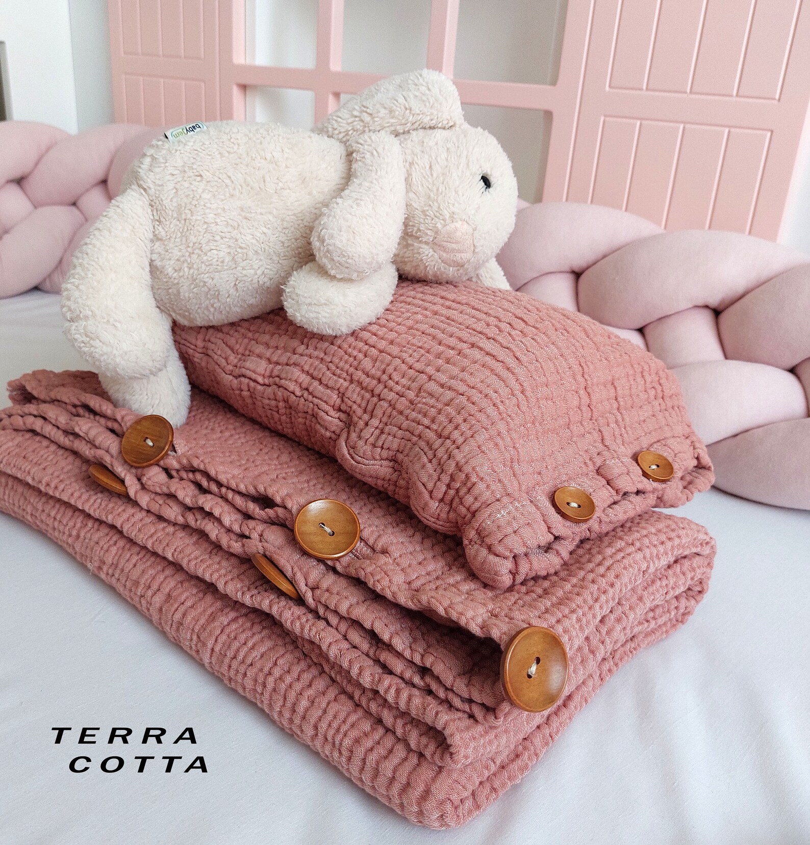 Muslin Duvet Cover Set Customized 4 Layer Blanket Set Gauze Etsy