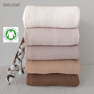 Soft Muted color 4 Layers Gauze,Muslin Bedcover, Bedspread, Organic Cotton Throw Blanket, Oversize, King, Queen,Twin,Toddler, Baby Throws