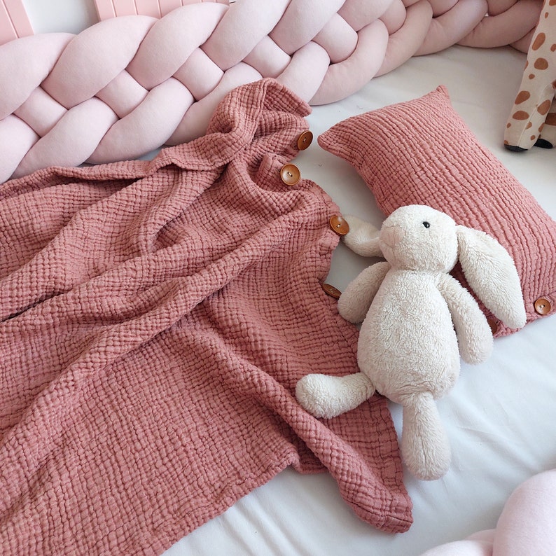 Muslin Duvet Cover Set Customized 4 Layer Blanket Set Gauze Etsy