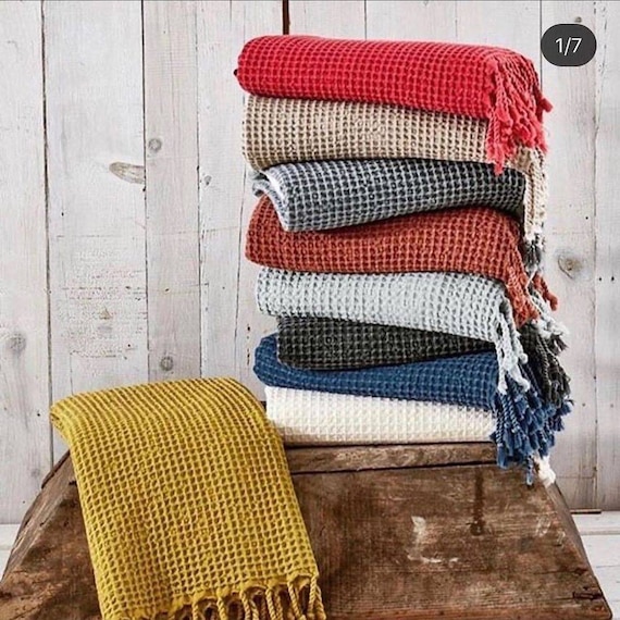 12-Piece Waffle Dishcloth Set - The Turkish Towel Company