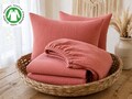 Organic Muslin Fitted Sheet Set: 2-Layer Cotton, Deep Pocket