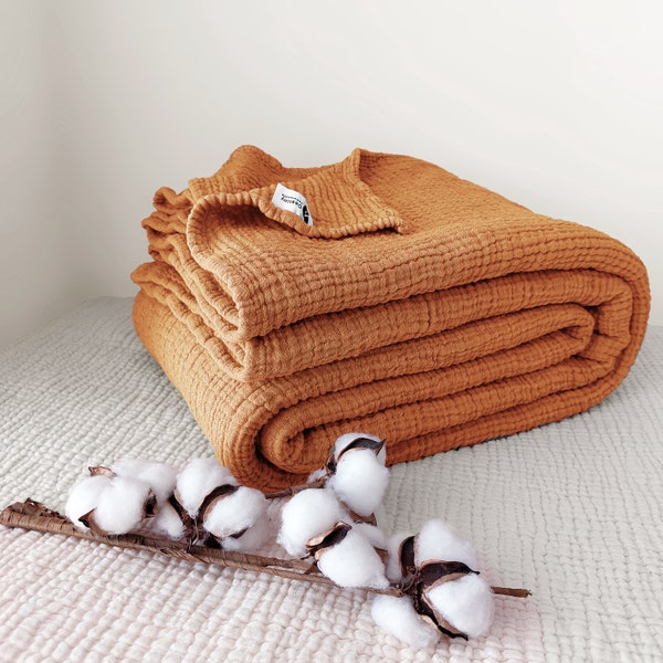 Gauze Blanket King Size Etsy