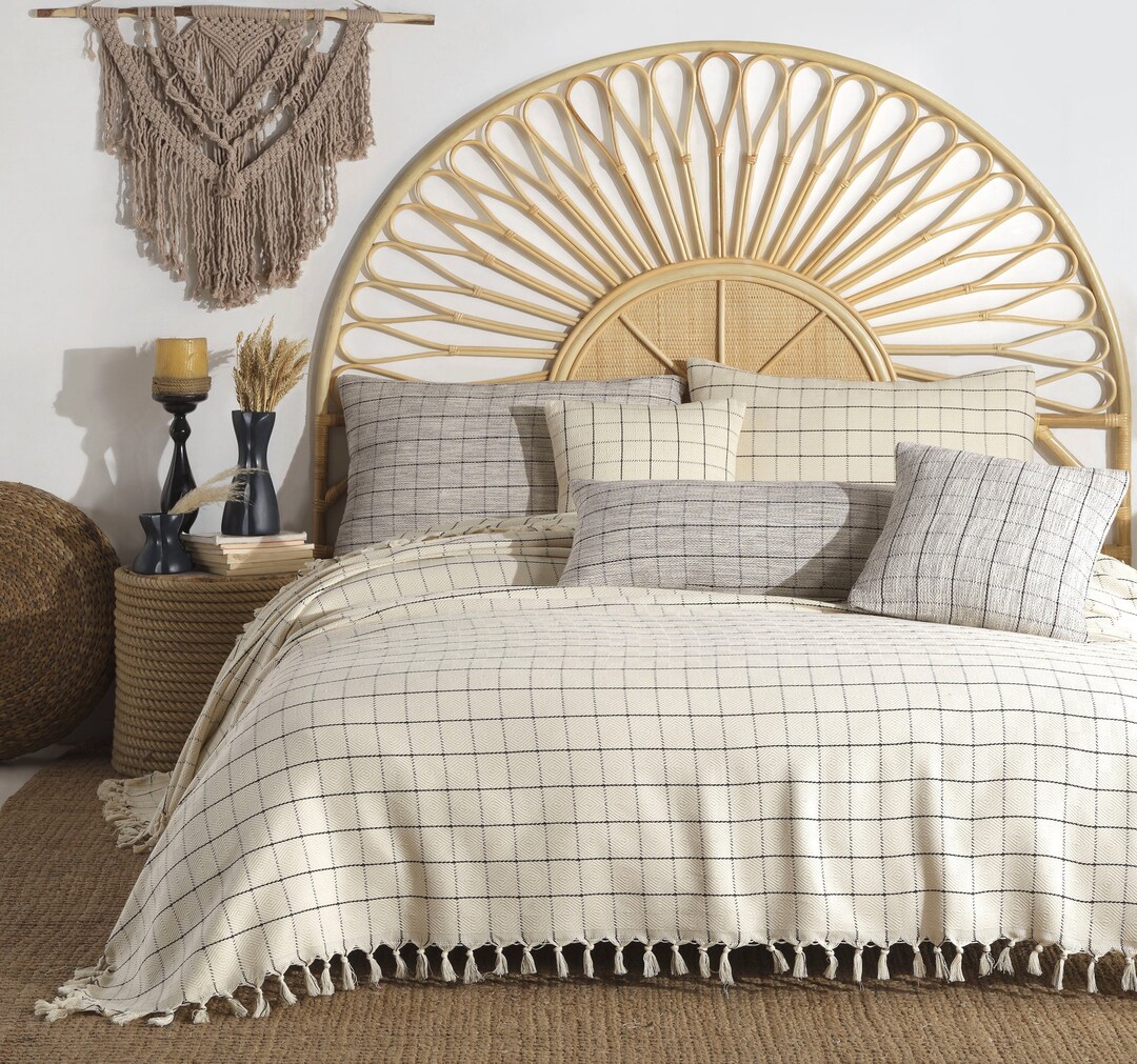 Sophie 100% Cotton Turkish Throw Blanket