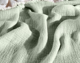 Organic Cotton Gauze Quilt: 10-Layer Muslin Comforter
