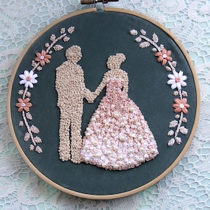 Custom Wedding and floral Emboidery