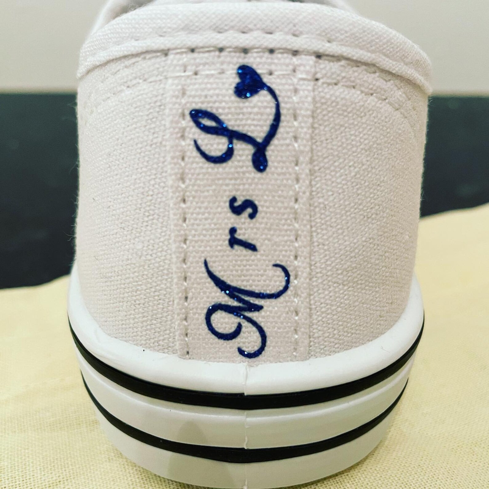 personalised trainers for wedding