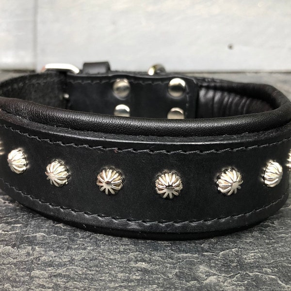 Leather Dog Collars Etsy UK